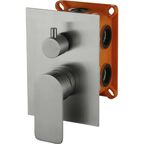 Смеситель для ванны и душа BelBagno Nova NOV-SDM-IN матовый хром