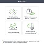 Угол для кухонного шкафа Котлас 4x77 см Konsensa МДФ цвет синий