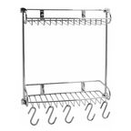 Полка металлическая прямая Wasserkraft 32,6х34,2х13 см