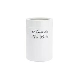 Стакан для зубных щёток Bath Plus Bain Blanc W-CE0986B-TB керамика цвет белый
