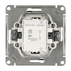Выключатель встраиваемый Systeme Electric W59 Deco 1 клавиша, цвет графит