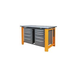 Двухтумбовый верстак Toollbox TBP1500 (TB5-TB5)