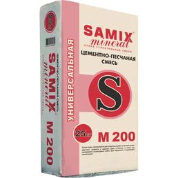 Смесь цементно-песчаная М200 (ЦПС) Samix Универсальная 25 кг