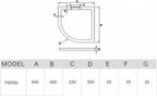 Душевой поддон WeltWasser WW TR TRR90