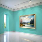 Краска интерьерная для стен и потолков износостойкая матовая Profipaints ECO INTERIOR VISION  2.7л , Морская волна