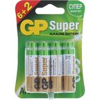 Батарейка GP Super алкалиновая LR6 AA 8 шт.