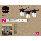 Гирлянда светодиодная уличная Inspire «Breezy» IP44 цвет черный