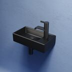 Раковина подвесная Ceramica Nova Element 41 см CN6051LMB черная матовая