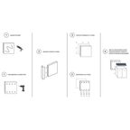 Стеновая панель Кунгур Delinia 240x0.6x60 см CPL/МДФ цвет черный