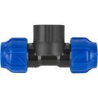 Тройник комбинированный Valfex 20x3/4"x20 мм ВР полипропилен