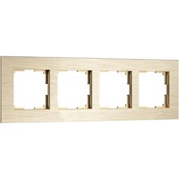 Рамка на 4 поста (шампань) Werkel W0043511 (a066336)