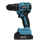 Дрель-шуруповерт аккумуляторная ударная бесщеточная Oasis ASU-18A, 18 В Li-ion 2x2 Ач