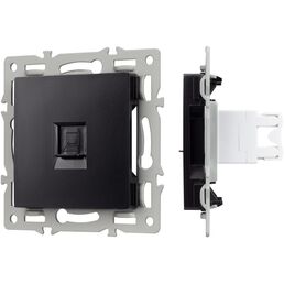 Механизм компьютерной розетки SCT-MPC1-PL-BK (RJ-45, CAT6) (Arlight) 045334