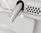 Интеллектуальный приставной унитаз с функцией биде Vitra V-CARE Prime 7232B403-6217 белый, с крышкой микролифт
