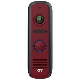 CTV-D4000S (Красный) Вызывная панель видеодомофона, Видеокамера 2Mp FULL HD, обзор 150 градусов, ИК-подсветка, Антивандальный корпус, -40.+50С