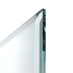 Зеркальная плитка Evoform с фацетом 5 mm - комплект 2 шт четверть круга 10х10 см; серебро