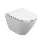 Подвесной унитаз Cersanit CITY OVAL Clean On DPL EO slim, белый