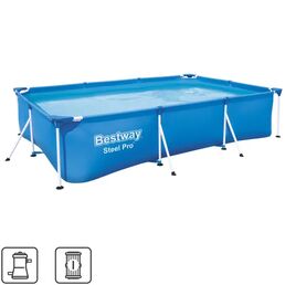 Бассейн каркасный прямоугольный Bestway Steel Pro 56404 BW 300x201x66 см 3300 л