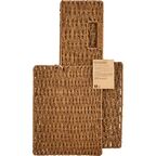 Корзина с крышкой для хранения 31x15x23 см бумага цвет коричневый