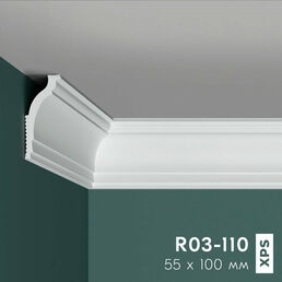 Потолочный плинтус (карниз) праймдекор R03-110