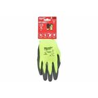 Перчатки Milwaukee Hi-VIS CUT LEVEL сигнальные с уровнем сопротивления порезам 1/A, размер S/7, 4932479916