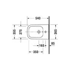 Биде подвесное Duravit Happy D.2 2258151300