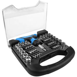 Отвертка с набором бит Vertextools 0033-44, 44 предмета