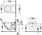 Подвесной унитаз Duravit Starck 3 2200090000