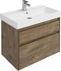 Комплект мебели Aquanet Nova Lite 76 см подвесной (тумба с раковиной и зеркалом)