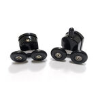 Душевой уголок 100x100 Abber Schwarzer Diamant AG02100BH , профиль черный