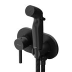 Встраиваемый смеситель для унитаза с гигиеническим Damixa Option 212000300 черный