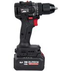 Дрель-шуруповерт аккумуляторная бесщеточная Elitech HD CD20SL2 E2201.041.02, 20 В Li-ion 2x4 Ач