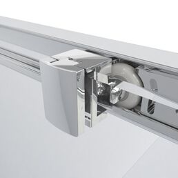 Душевой уголок Ambassador Forsa 160x90 17021111AX-90AX стекло прозрачное, профиль хром, без поддона