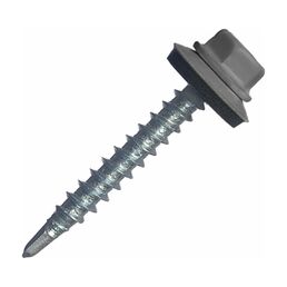 Кровельный оцинкованный саморез STARFIX 4,8x70 мм, RAL 7024, 30 шт. SMP2-44633-30