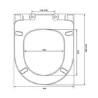 Подвесной унитаз Aquatek Поларис AQ0700-01 безободковый, крышка с микролифтом, белый
