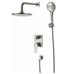 Душевая система Lemark Bronx LM3729GM встраиваемая, графит