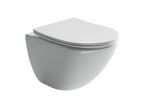 Унитаз подвесной Ceramica Nova Mono CN1905 с сиденьем микролифт, белый