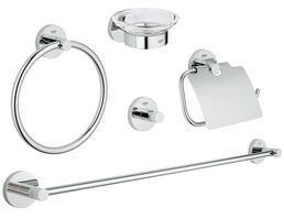 Набор аксессуаров GROHE Essentials (5 предметов), хром (40344001)