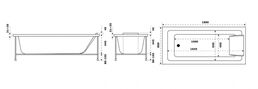 Акриловая ванна Jacob Delafon Sofa 180x80