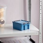 Контейнер Rox Box 21x17x10.5 см 2.5 л пластик с крышкой цвет синий