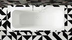 Ванна из искусственного камня Salini  Orlanda Axis Kit 170x75 103323M S-Stone белая матовая