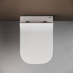 Унитаз подвесной Ceramica Nova New day CN3005 с сиденьем микролифт, белый