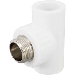 Тройник комбинированный Valfex 25x3/4"x25 мм НР полипропилен 10128025