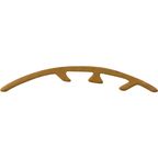 Порог разноуровневый (кант) Artens скрытый, 30x900x0-8 мм, цвет золото