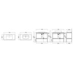 Каракас под раковину Kerama Marazzi Plaza Next (PL.N.100.01\BLK.M)
