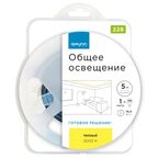 Комплект светодиодной ленты Apeyron 228ОО 2835 120 диод/14.4 Вт/м 12 В 10 мм IP20 5 м теплый белый свет