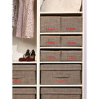 Ящик с отделениями Casy Home For Professionals 50x22x12см, коричневый