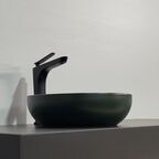 Раковина накладная Comforty 113MDG 36 см темно-зеленая