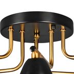 Люстра потолочная Arte Lamp Manchester 6 ламп цвет черный