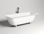 Ванна из искусственного камня Salini  Orlanda Axis S-stone 191х80 103221M белая матовая, встраиваемая